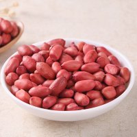 十月稻田东北红皮花生米小粒生花生仁农家自产新鲜1kg
