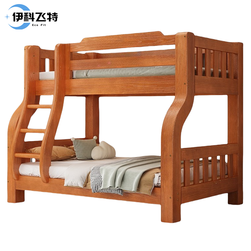 伊科飞特宿舍双层高低床2000*1200*1600mm+床垫套高清大图