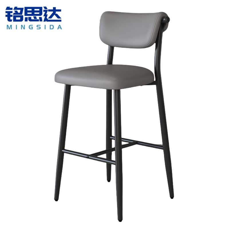 铭思达吧台椅65cm坐高把高清大图
