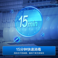 海尔(Haier)消毒柜嵌入式家用115升二星级消毒 碗筷消毒二代光波巴氏 WIFI智控 ZQD115F-EB03U1