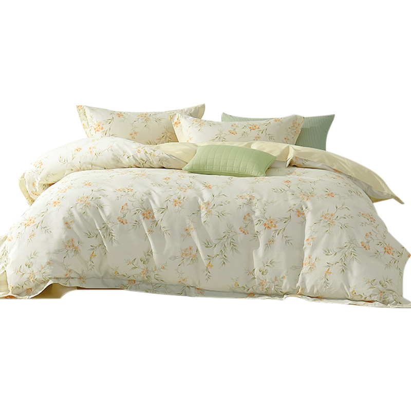 红秀世纺 纯棉四件套 梦里花园 HX2403-C005