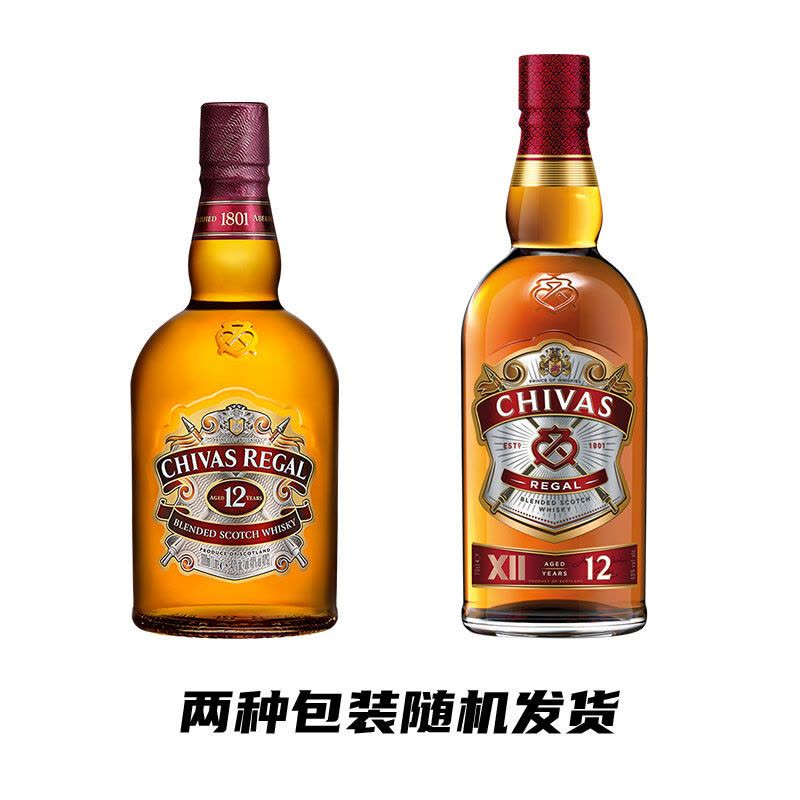 Chivas芝华士 12年 500ml 苏格兰威士忌 进口洋酒 官方授权 正品行货图片