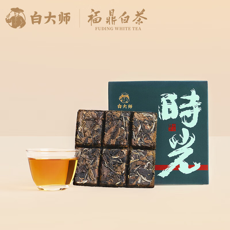 白大师 大师风范·时光2012年寿眉小方片 福鼎白茶寿眉小方片 30g高清大图