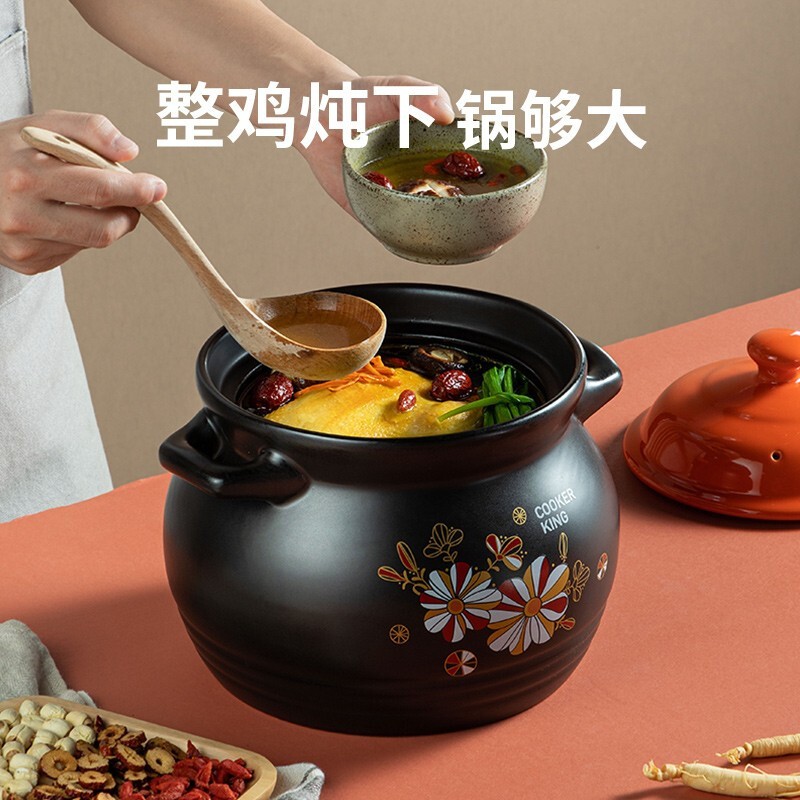 炊大皇 陶瓷煲(5L) TCXW5002高清大图