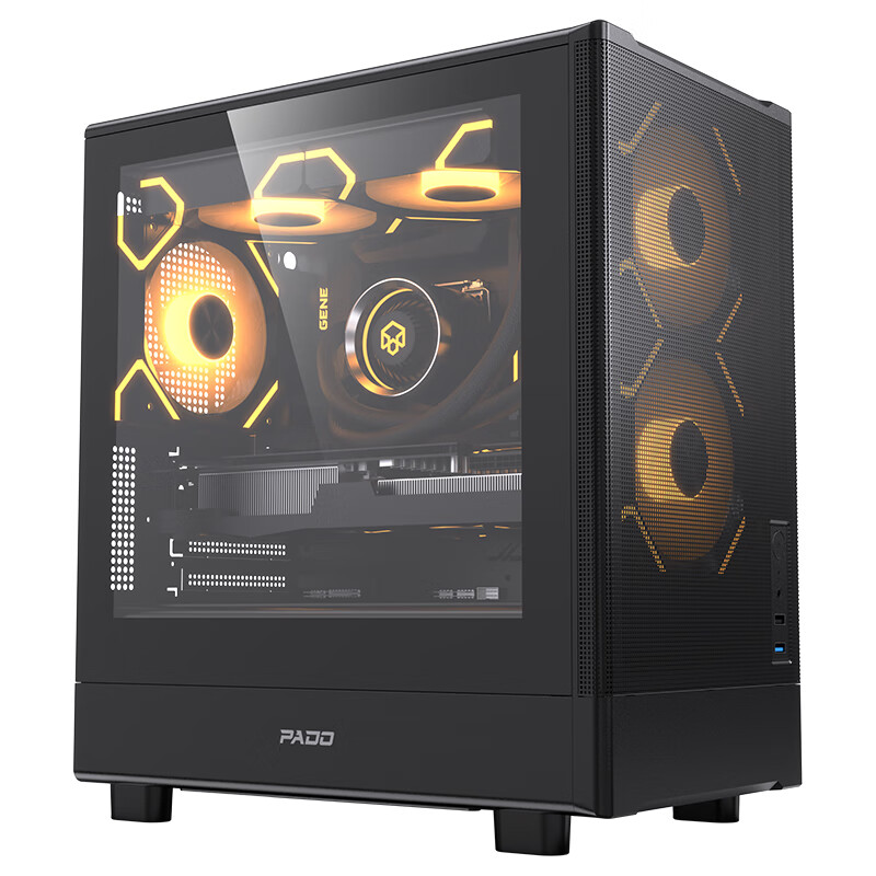 i7 14700KF/RTX5050 8G独显DIY主机台式组装电脑电竞游戏直播Ai设计视频编辑电脑主机14700KF主机高清大图