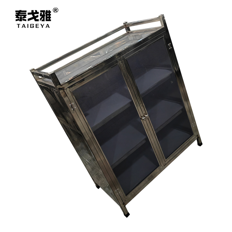 泰戈雅 不锈钢储物柜存储柜 650x450x1100mm 个高清大图
