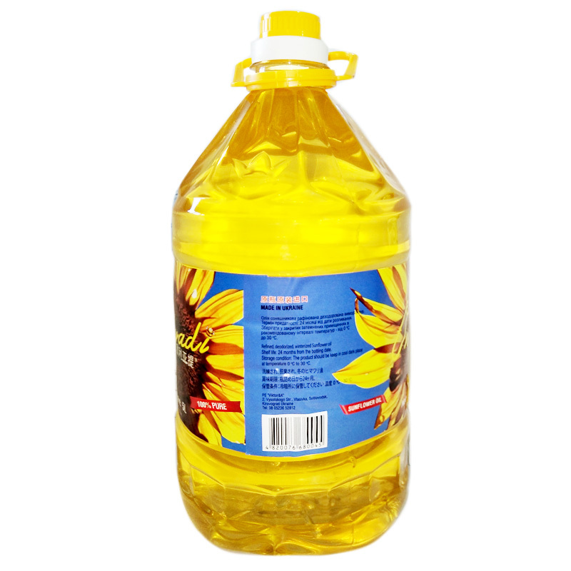 三盾 欧利亚提葵花籽油 5L/桶 乌克兰 压榨食用油非转基因