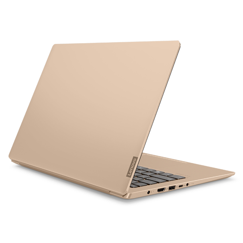 联想(Lenovo)小新Air 14英寸轻薄本学生笔记本电脑(I7-8550U 8G 256GB SSD 2G独显 金色