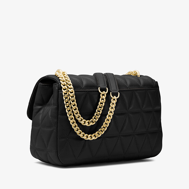 MICHAEL KORS 迈克·科尔斯MK女包SLOAN系列羊皮菱格搭扣单肩包软包 女30S7GSLL3L
