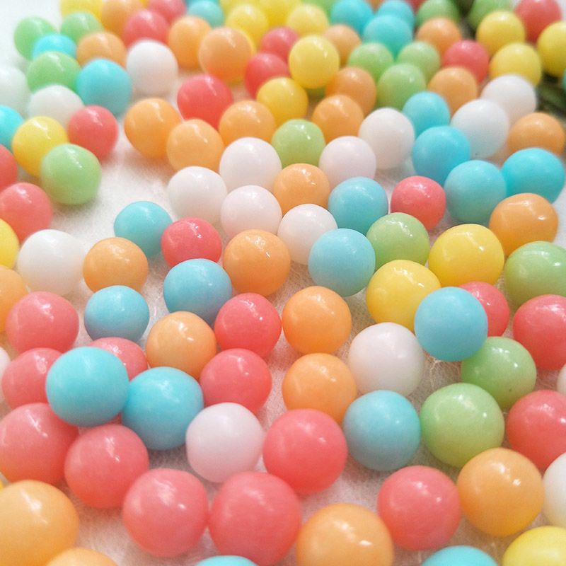 买2送1彩色水果味软糖果彩虹糖脆皮棉花糖压片糖果酸酸果豆250克 酸酸