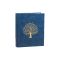 月光蓝-幸福树 7寸400张 标准过塑都能放 7寸8寸400张插页式大容量家庭相册本纪念册皮质影集过塑皮质