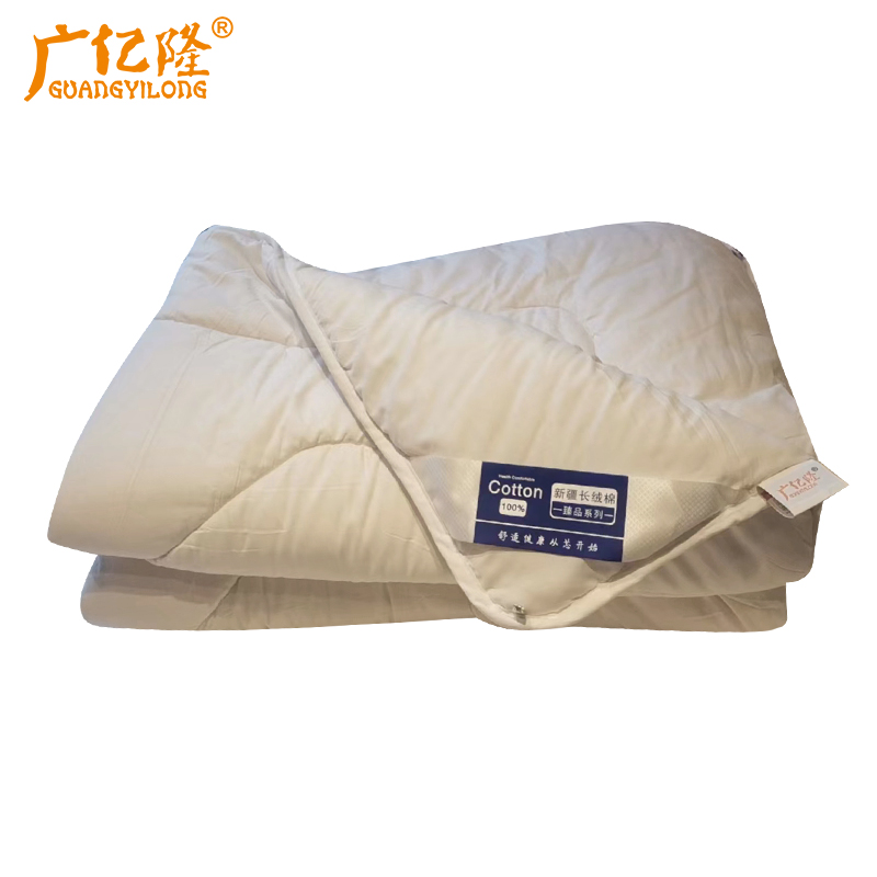 广亿隆子母被全棉新疆长绒棉花被定制