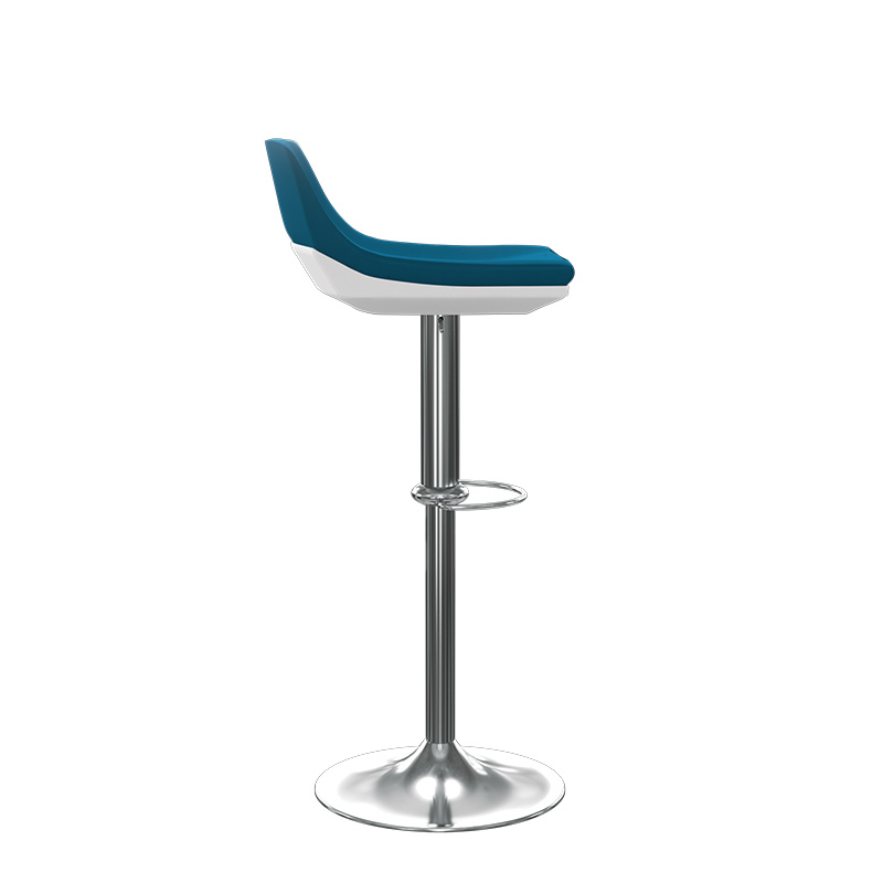 双朗 吧椅 SL-JH719 410*430*860-930mm 白+蓝 把高清大图