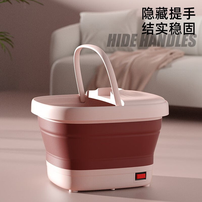 奥鼎康(ODINK) 折叠足浴盆 足浴按摩器 高配版带滚轮按摩器 A-K859高清大图