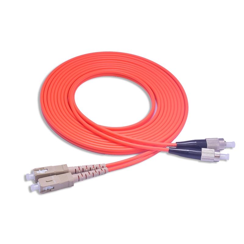 优普光 光纤跳线低烟无卤 多模双芯LC-LC 62.5/125 3M 橙色 1个