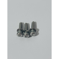 浚钧 十字白钢半圆头螺丝组件 6x40mm 套