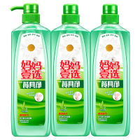 妈妈壹选 透明瓶 绿茶清香 餐具净 1kg+补充装两支1kg*2 (单位:组)