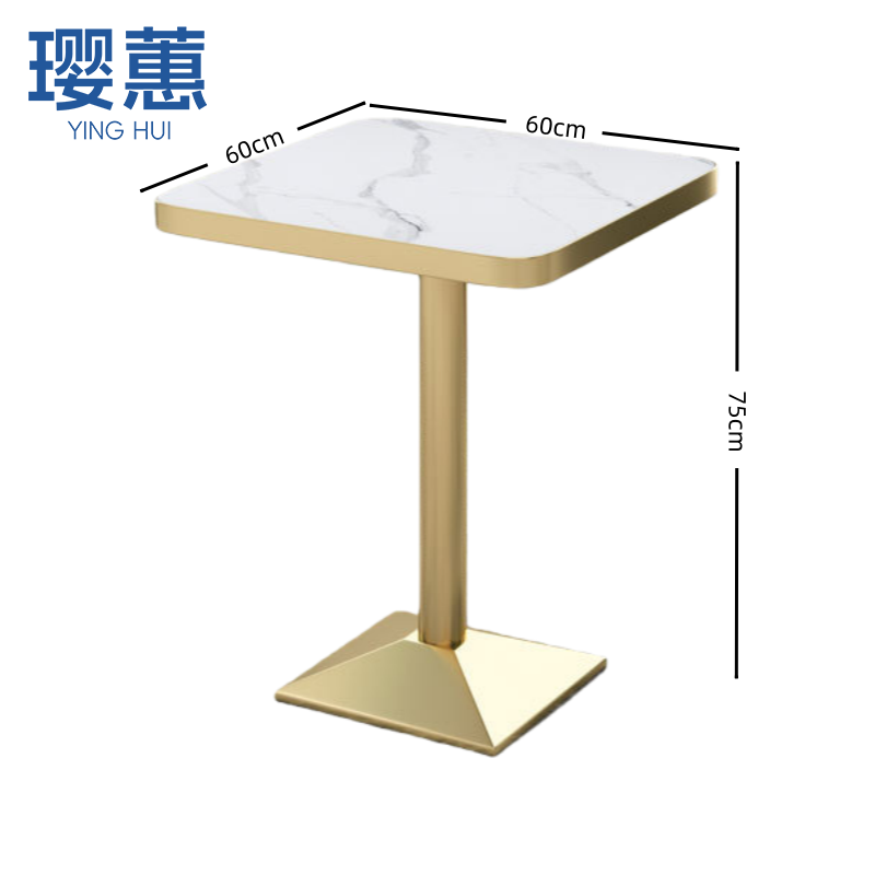 璎蕙 金边方桌0.6m 张高清大图