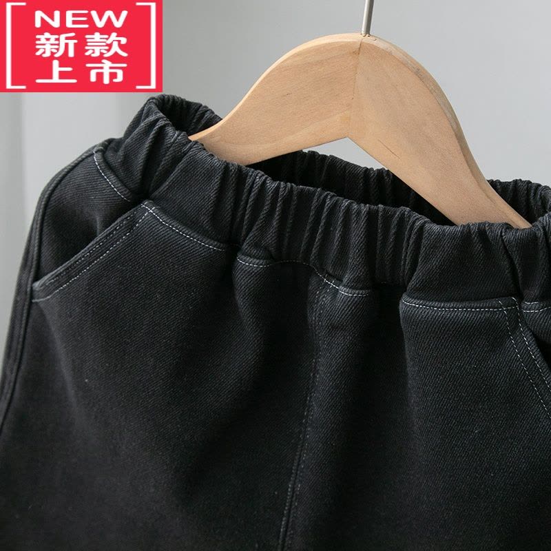 可莉允一体绒,儿童牛仔裤男童冬装裤子小童宝宝加绒加厚冬装保暖休闲裤保暖裤图片