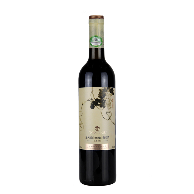 [6瓶套装 国货通天]中国通天(TONTINE)霜后高级山葡萄酒——天赐系列750ml*6