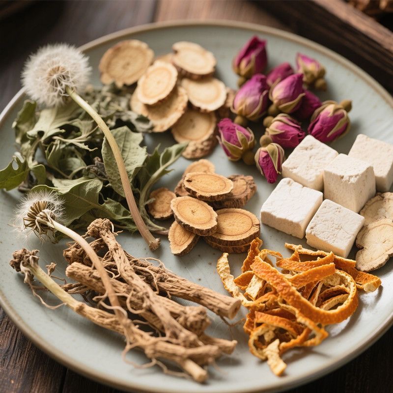 钿满堂 茯苓蒲公英茶250g/袋高清大图