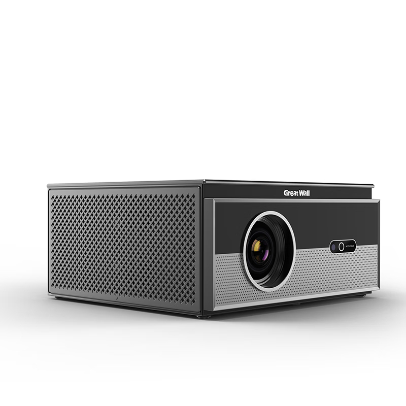 长城F6800投影仪1080P高分辨率LCD家用投影仪自动梯形校正自动入幕自动避障手机电脑可投屏
