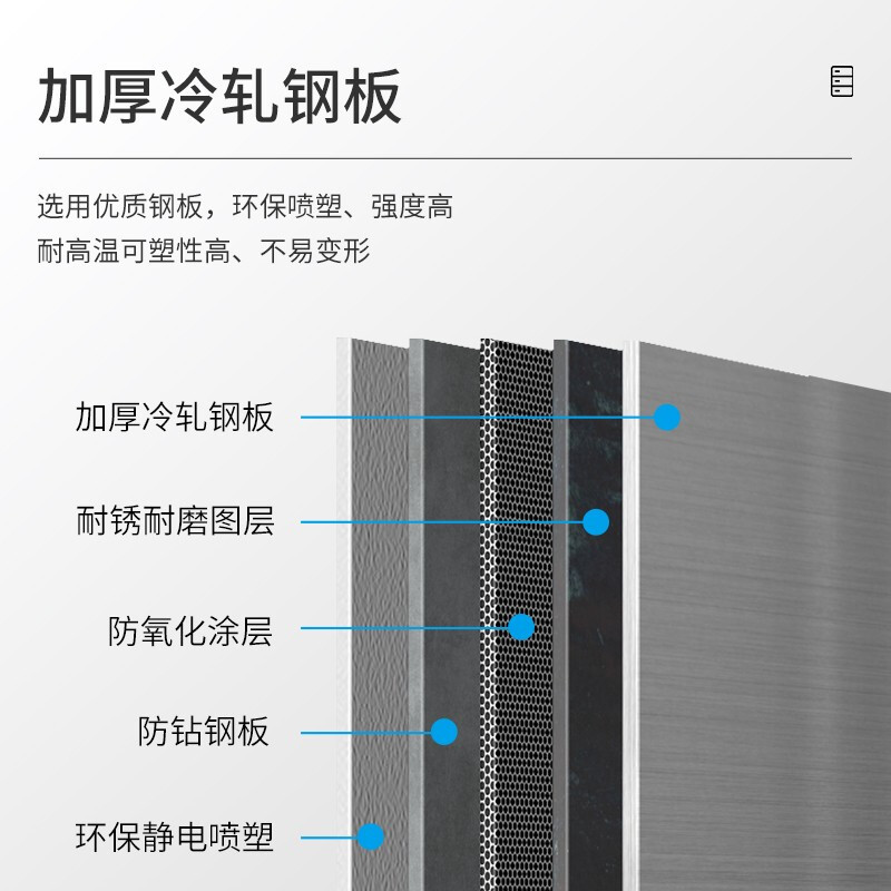 域赢保密柜文件柜密码锁保密文件柜矮柜四门款