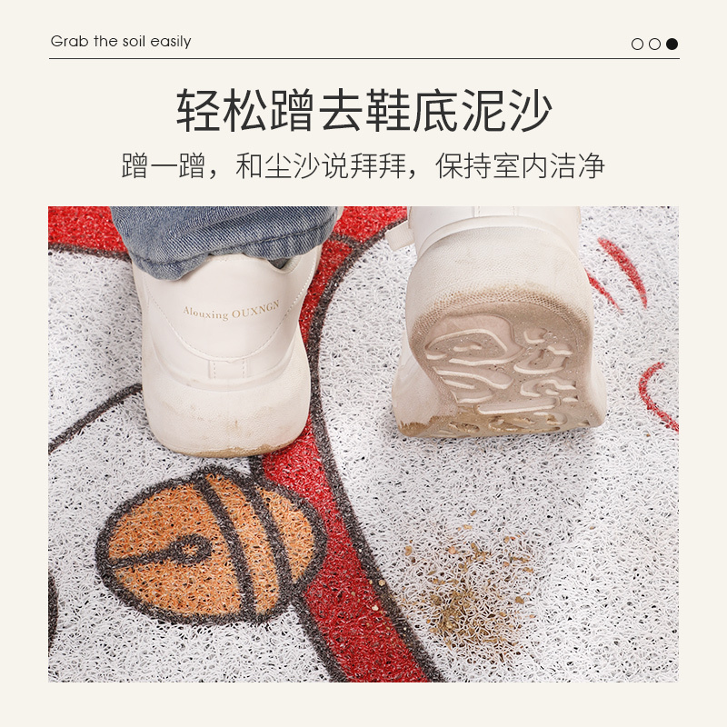 欢迎光临门垫进门脚垫酒店饭店地毯丝圈商用防滑地垫公司迎宾垫子