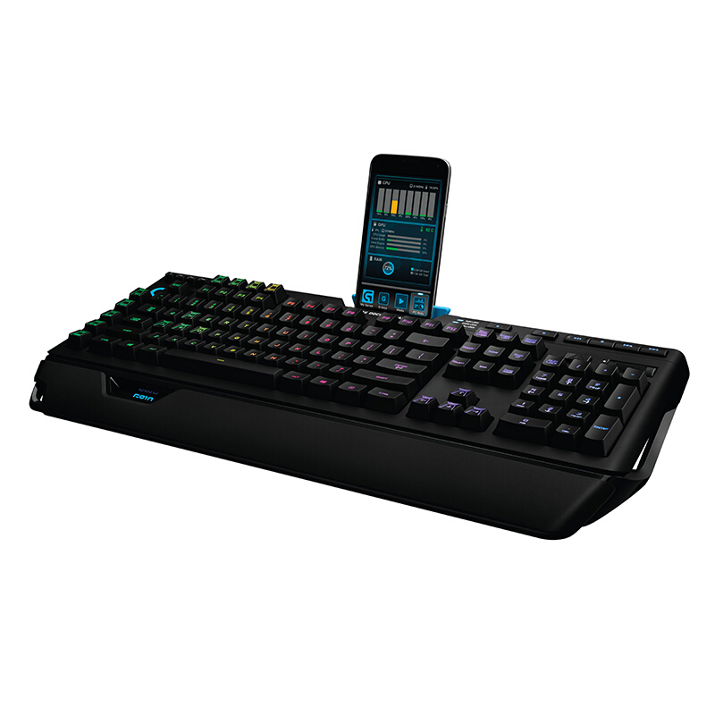 罗技 G910 有线机械键盘RGB背光 黑色