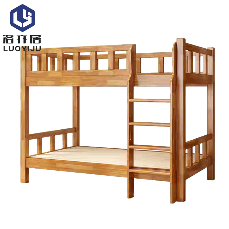 实木高低床 上下床LYJ-C609/张高清大图