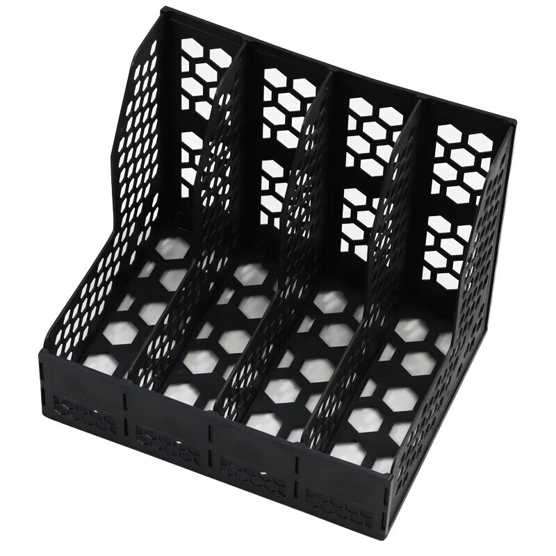 晨光文件框蜂窝形四联(黑色)ADM95082高清大图