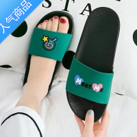 SUNTEK2022新款拖鞋女夏天防滑家居家用浴室情侣外穿凉拖鞋室内家2拖穿 棒棒糖绿色 女鞋38-39內长23cm