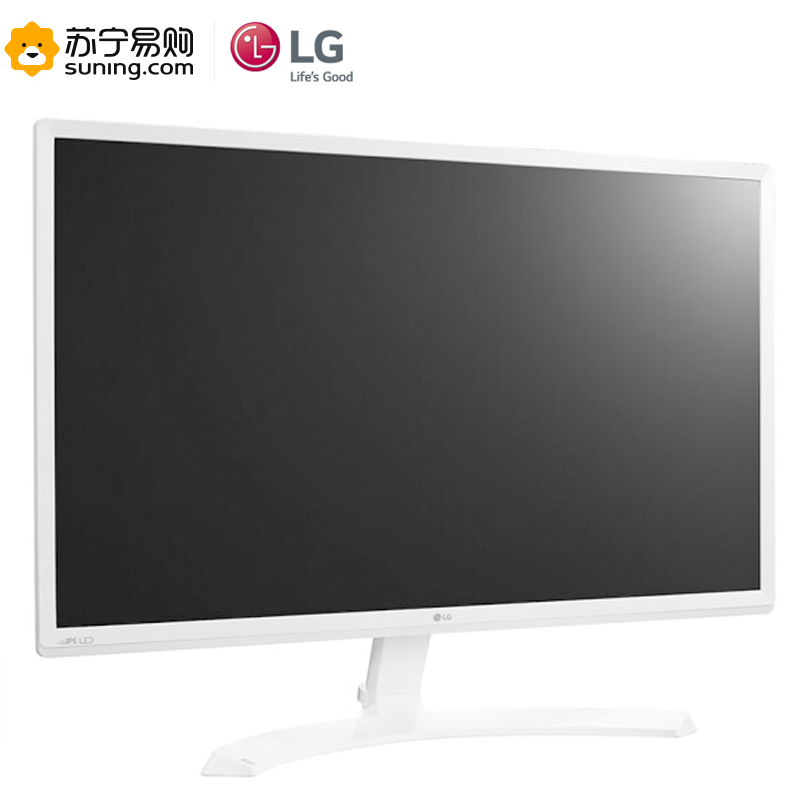 LG 24MP58VQ-W 23.8英寸 平滑切割设计IPS硬屏 低闪屏滤蓝光 LED显示器 白色 HDMI接口高清大图
