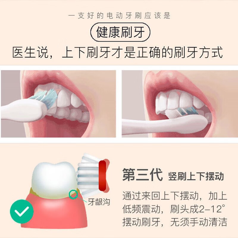 KOOKZZ酷客者声波电动牙刷 YS19高清大图