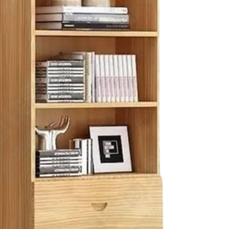 鑫龙都书柜书架一体高清大图