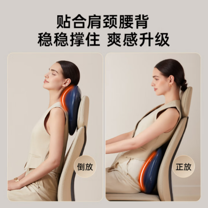 西屋(Westinghouse)美国西屋BXmini腰部按摩器按摩靠垫蓝色(台)高清大图