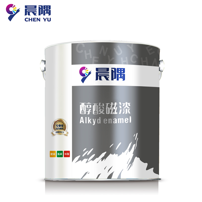 晨隅磁漆黑4kg/桶高清大图