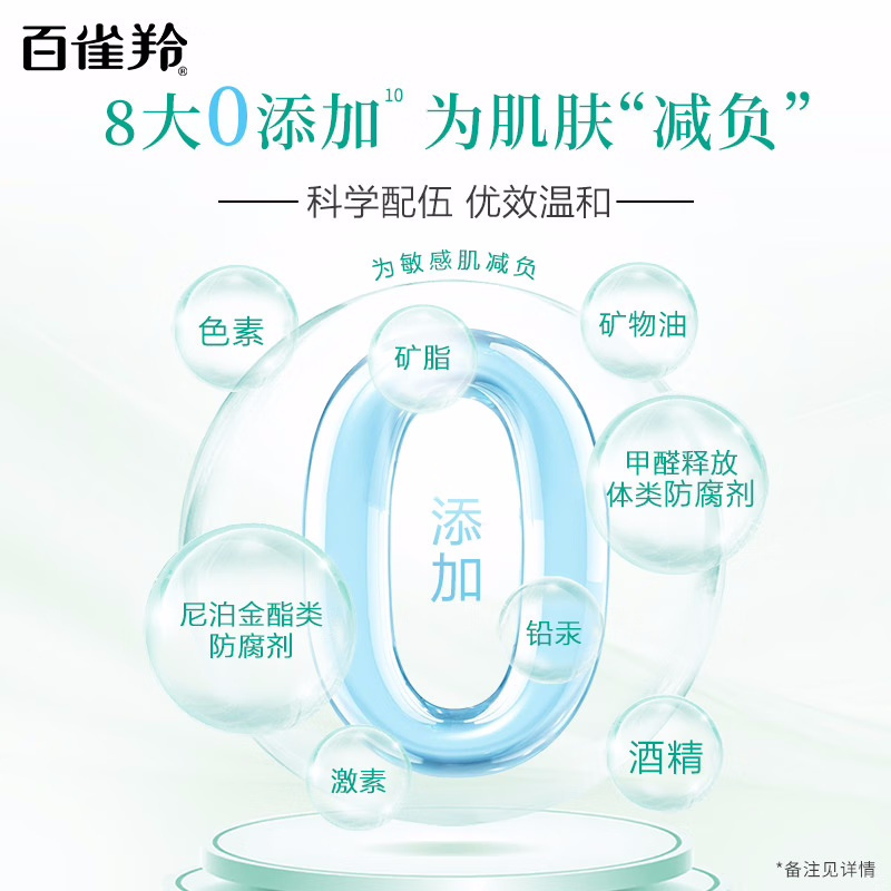 (PECHOIN)百雀羚洗面奶 水能量焕采洁容膏80g 深层清洁 新老款随机发高清大图
