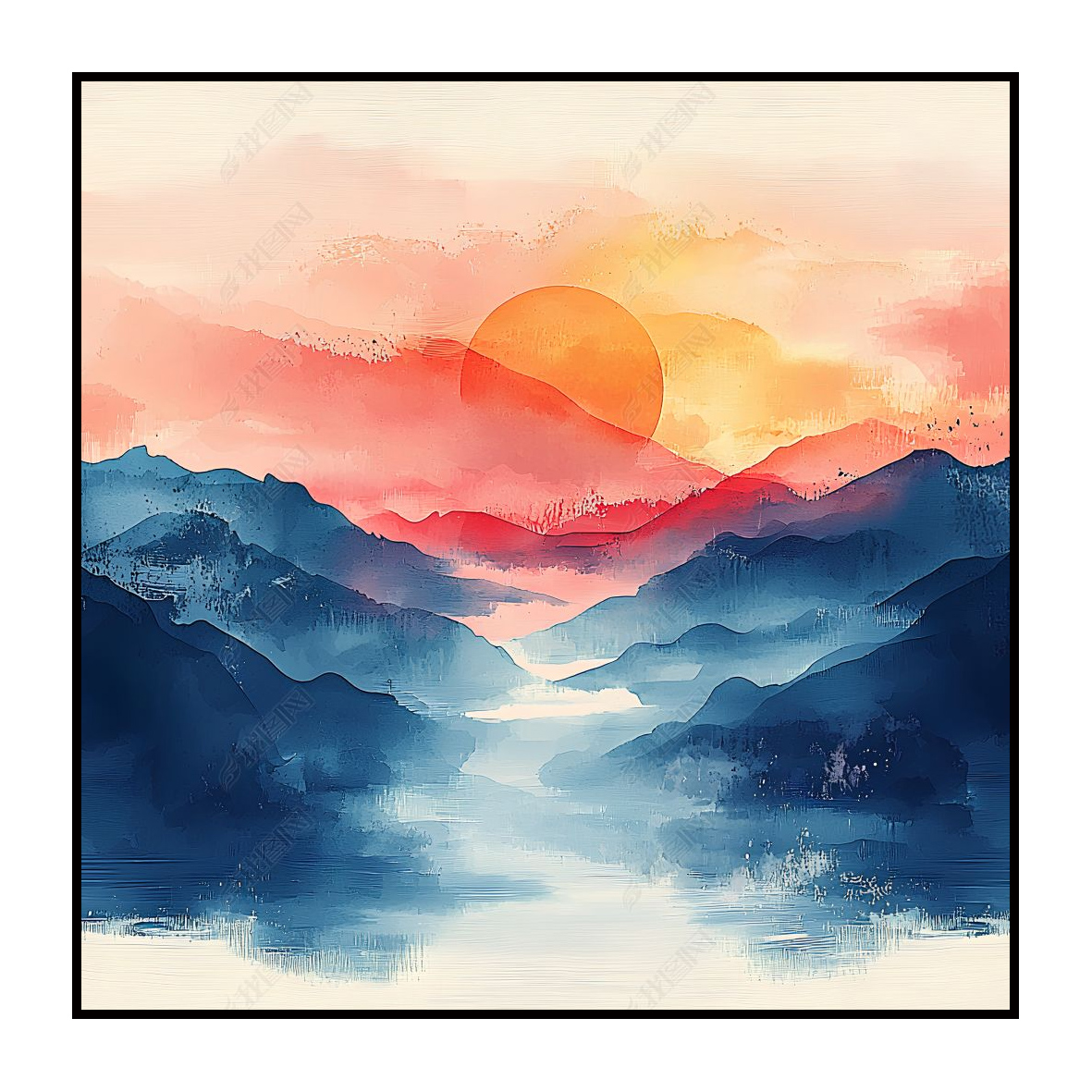 众行城 金属框装饰 500*700mm 个高清大图