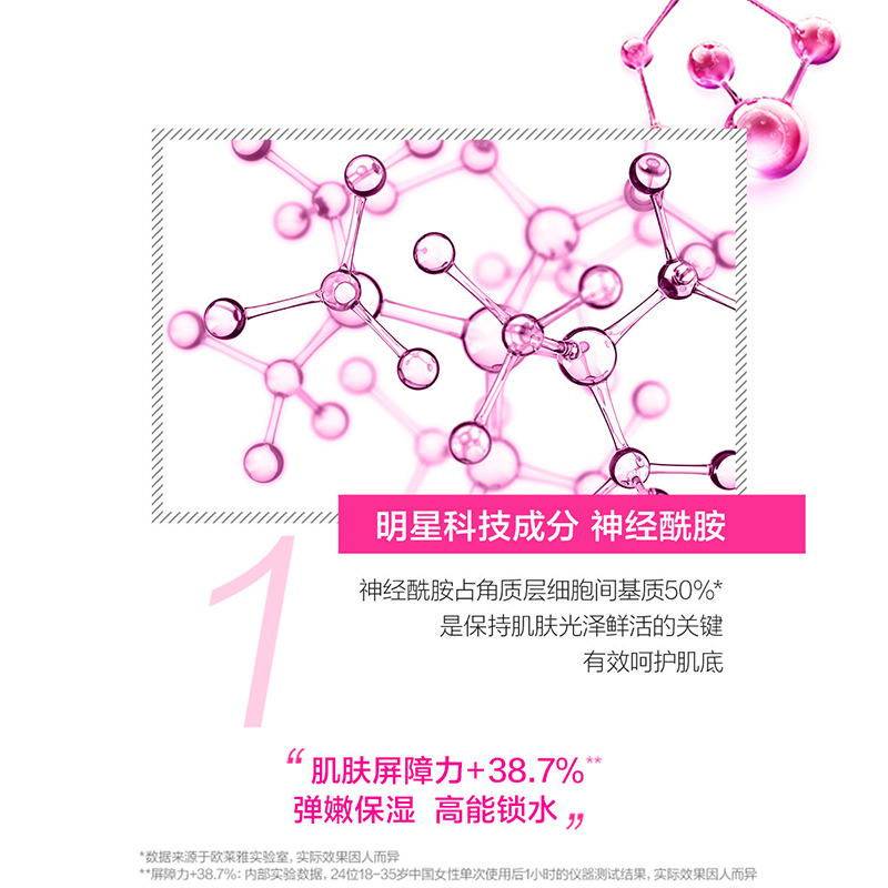欧莱雅葡萄籽护肤套装(膜力水65ml*2+乳液50ml*2+面霜25g*2)女补水保湿滋润提亮肤色化妆品女高清大图