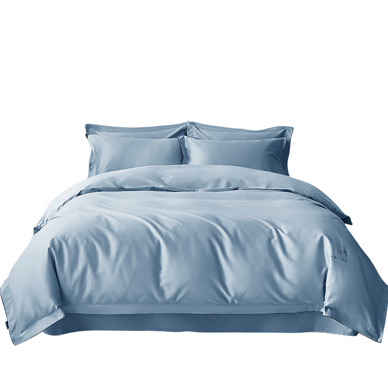 金丝莉(KINTHERI) 一夜豹富 100全棉四件套 星河蓝 200×230cm