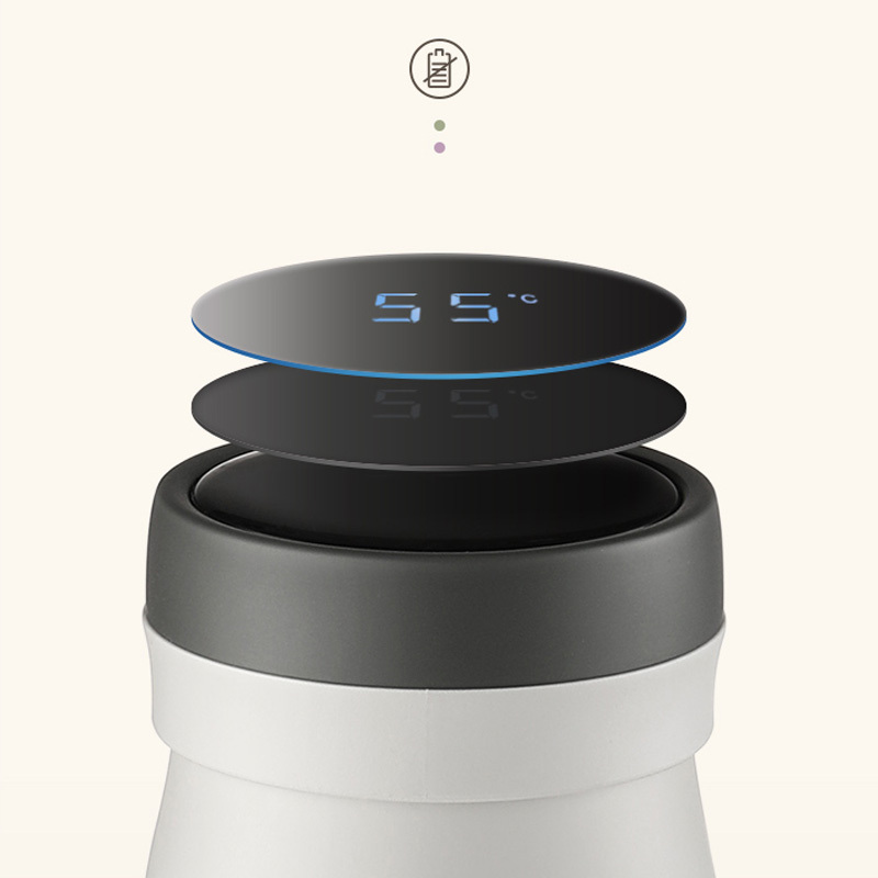 苏泊尔(supor)智能保温杯男女士大容量316l不锈钢水杯便携车载商务