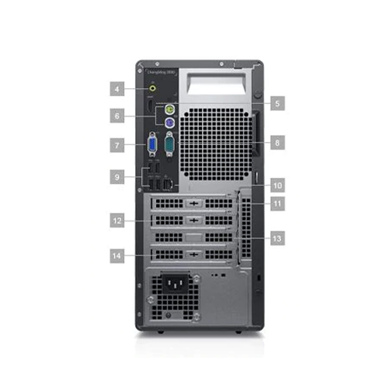 戴尔(DELL)成铭3991 商用台式电脑 19.5英寸屏(奔腾G6400 4GB 1TB+128GB固态 刻录 集显 W10H)