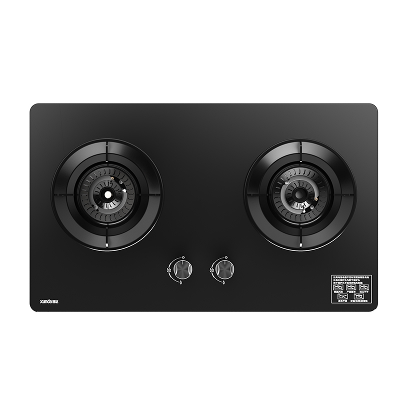 迅达灶具家用智能防干烧双灶70%热效率猛火燃气灶D3(天然气)高清大图