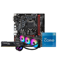 技嘉B560M H主板+英特尔10105 CPU+金士顿Fury 3200 8G内存+华硕ROG STRIX LC 360 RGB飞龙系列一体式CPU水冷散热器