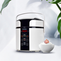乐创(lecon) 电压力锅 LC50B 2L迷你压力锅 1-3人小型高压锅 家用韩式饭煲 煲汤焖炖蒸煮多功能一体锅