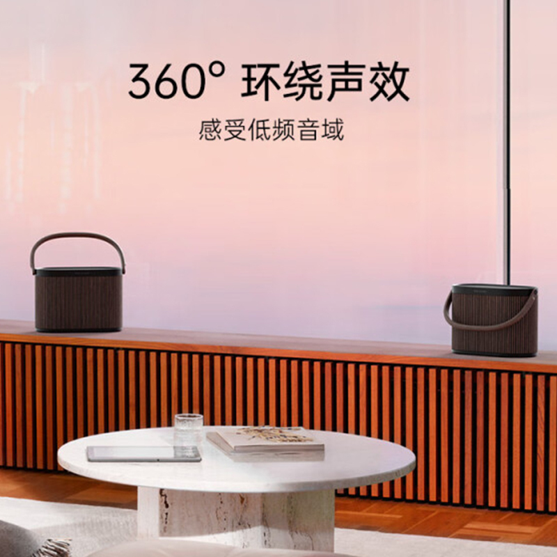 B&OBeosound A5 便携式音响音箱丹麦bo室内无线蓝牙桌面音响HIFI音箱 深色橡木版