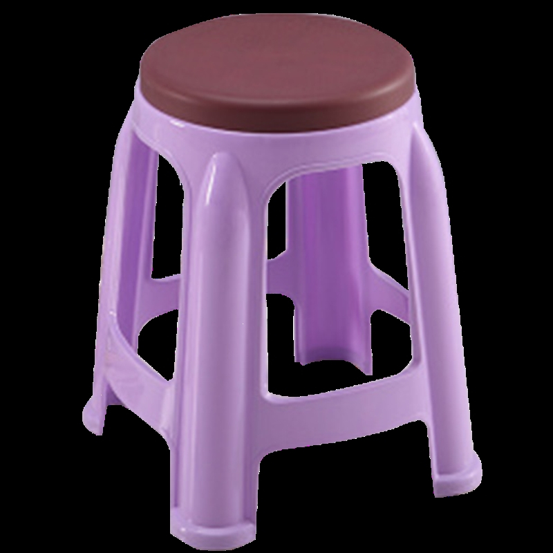 塑料庄子然凳子加厚圆凳大号彩色椅子客厅家用餐桌凳圆凳子小板凳加高