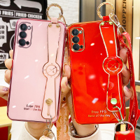 沃科瑞 OPPO Reno5 Pro手机壳Reno5电镀腕带软壳Reno5pro保护壳reno 5保护套pro保护壳送膜