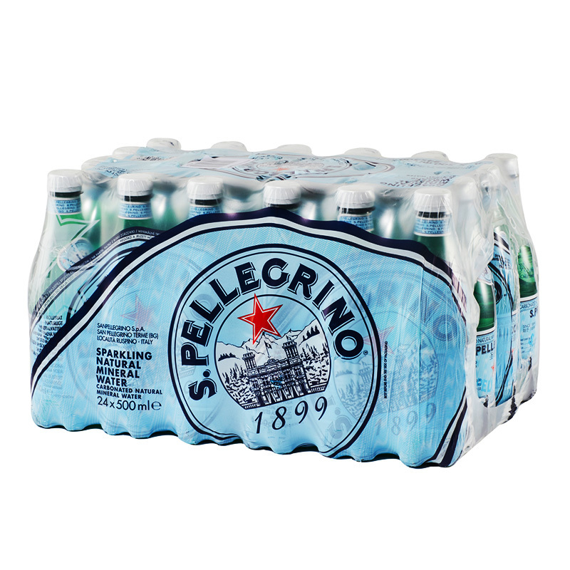 意大利圣培露含气天然矿泉水塑料瓶装 500ml*24瓶